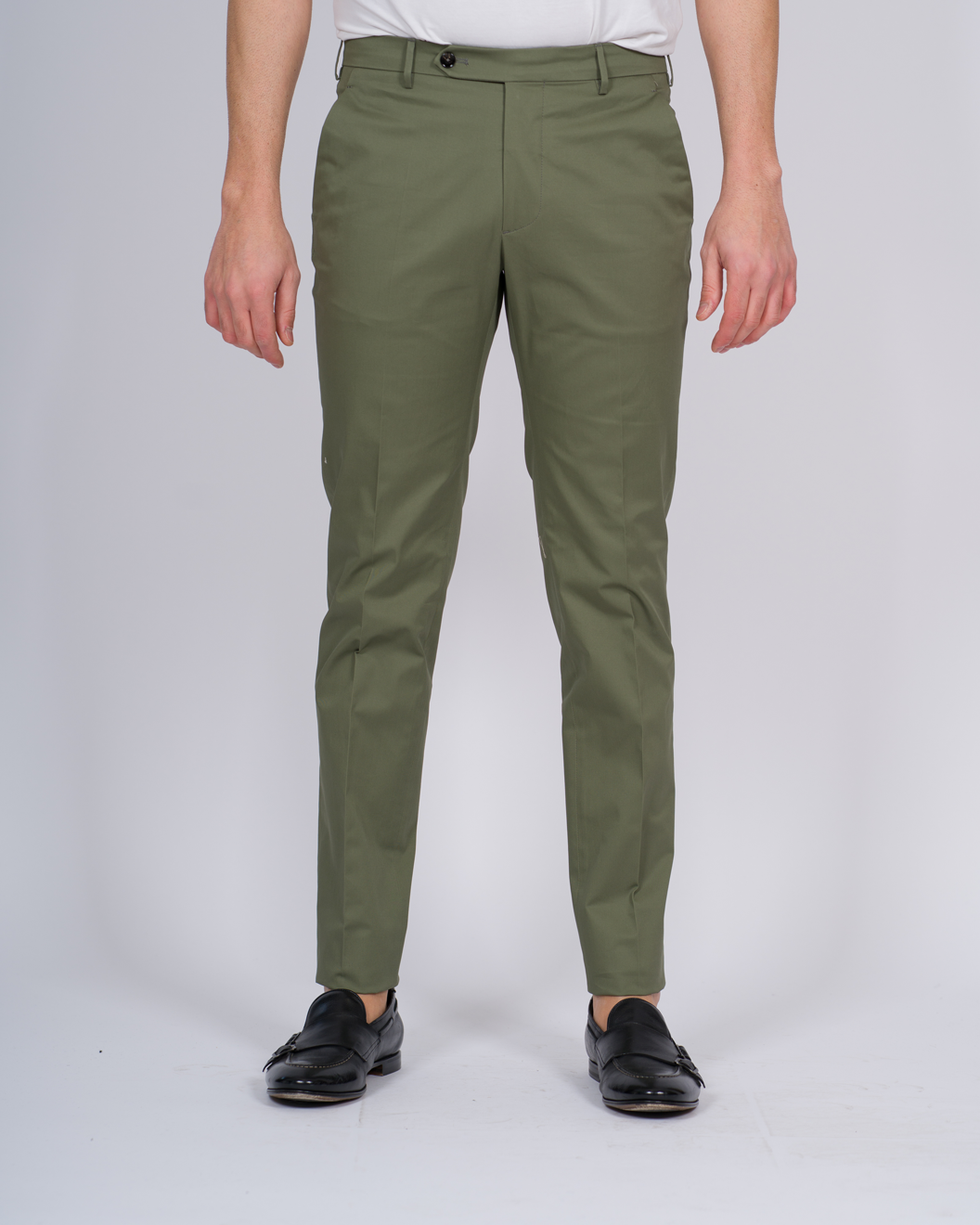 PANTALONE MORELLO COTONE VERDE 