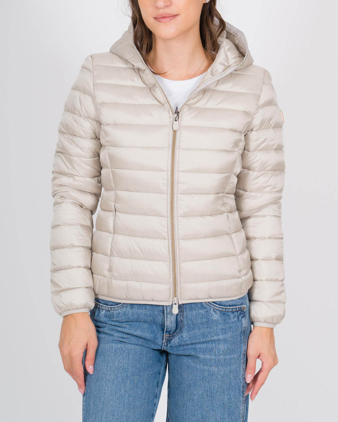 Piumino donna animal-free Alexis perla 