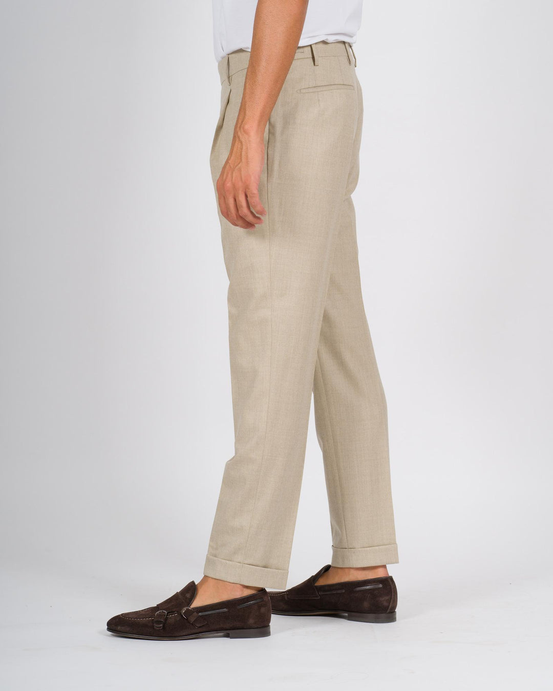Pantaloni Retro Vitale Barberis Beige 