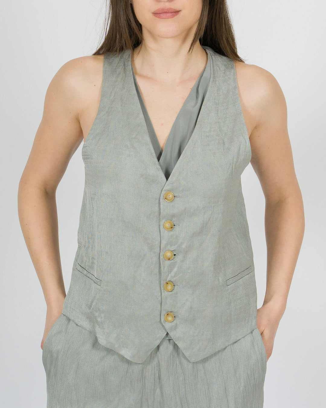 Gilet azzurro Alysi 
