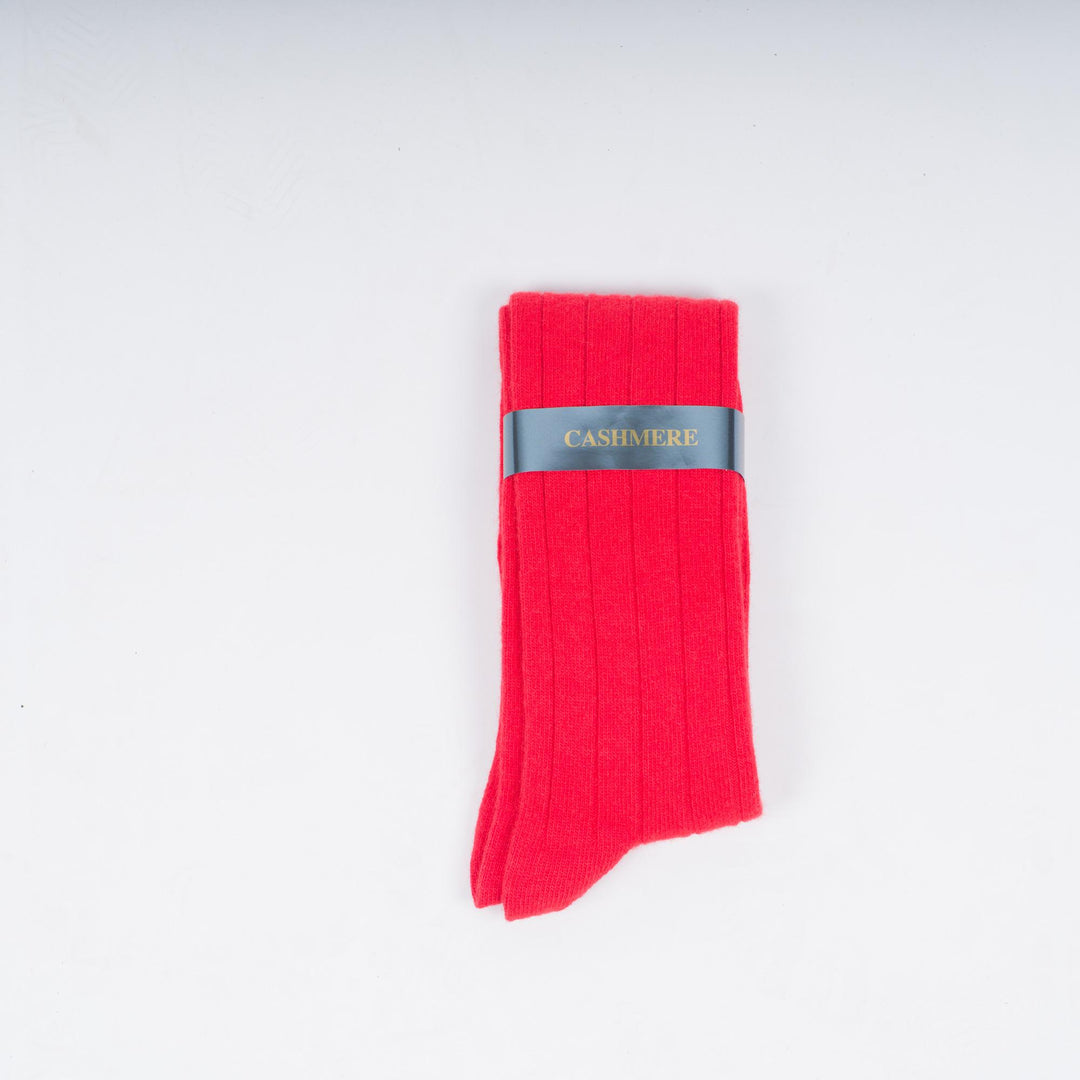 Calzini Rossanigo in Cashmere rosso 