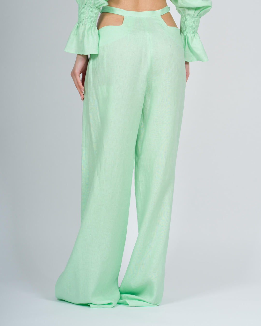 PANTALONE PALAZZO CON CUT-OUT JASMINE 