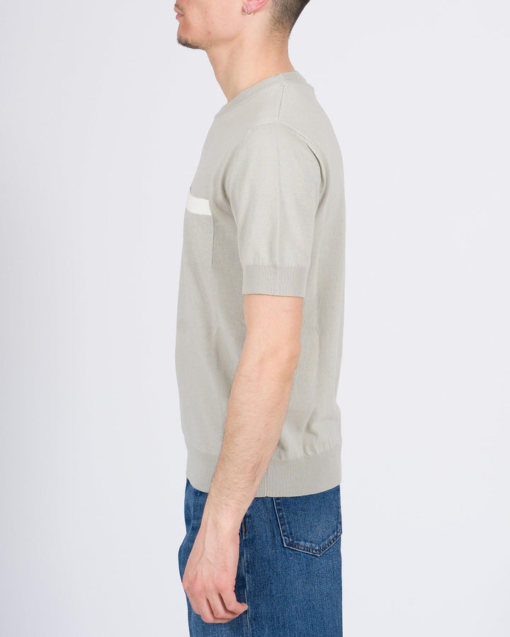 T-shirt Altea in filo di cotone colore stucco 
