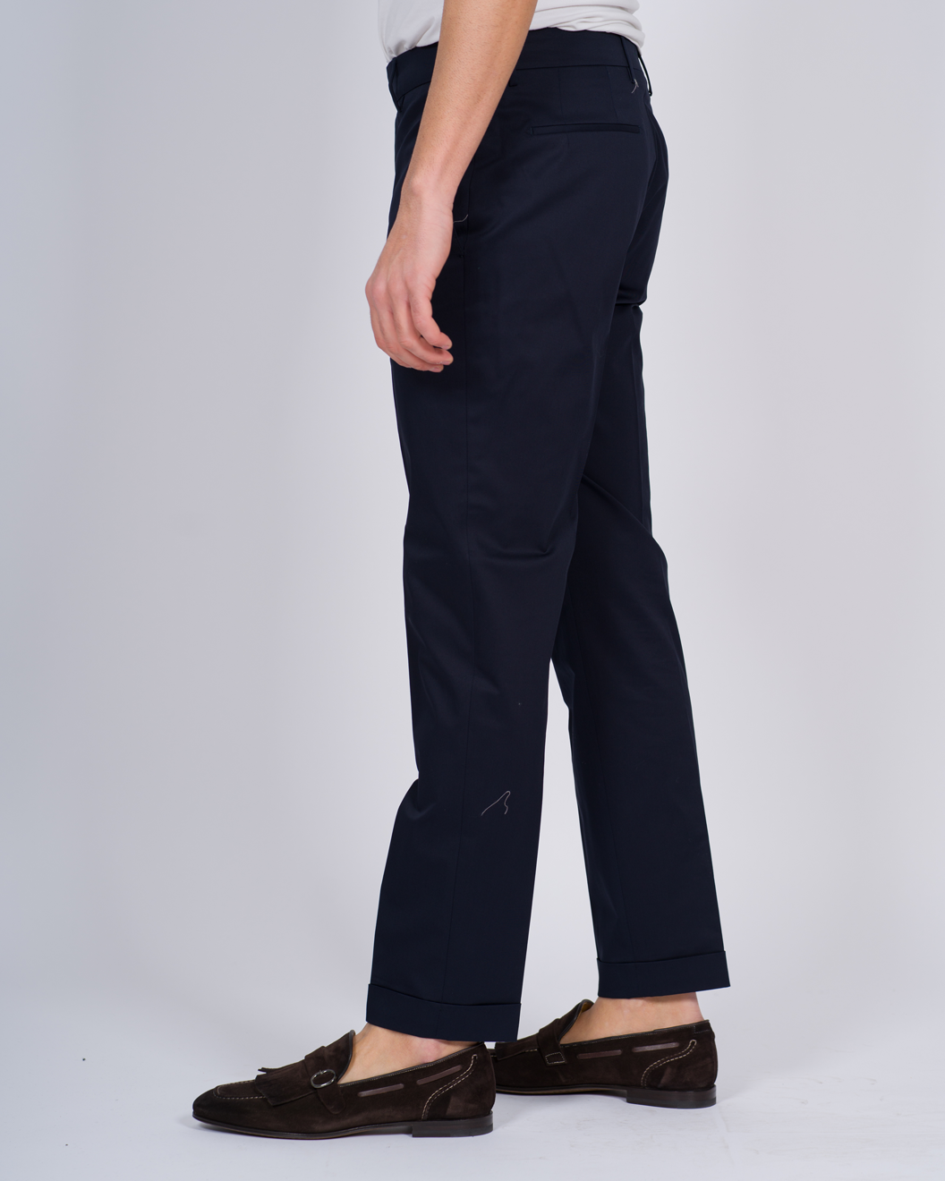 PANTALONE Y RETRO COTONE BLU 