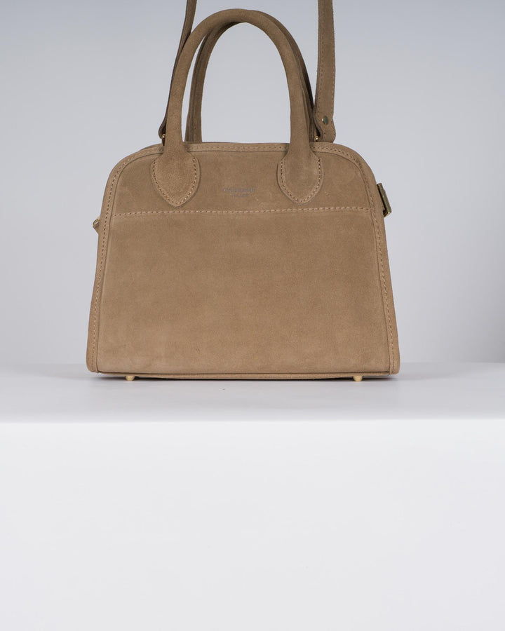 Borsa Melody in pelle tortora 