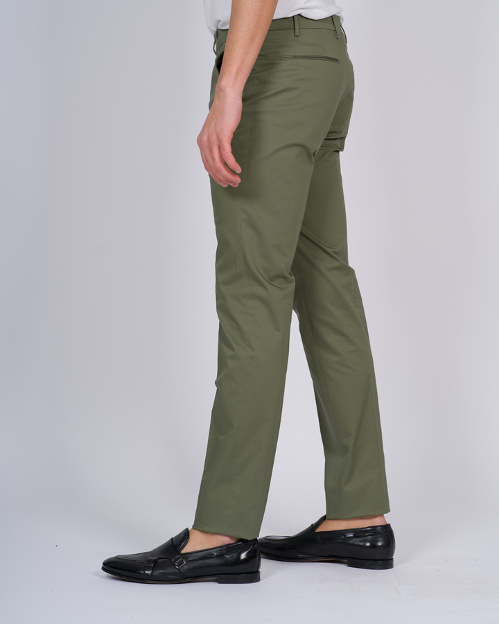 PANTALONE MORELLO COTONE VERDE 
