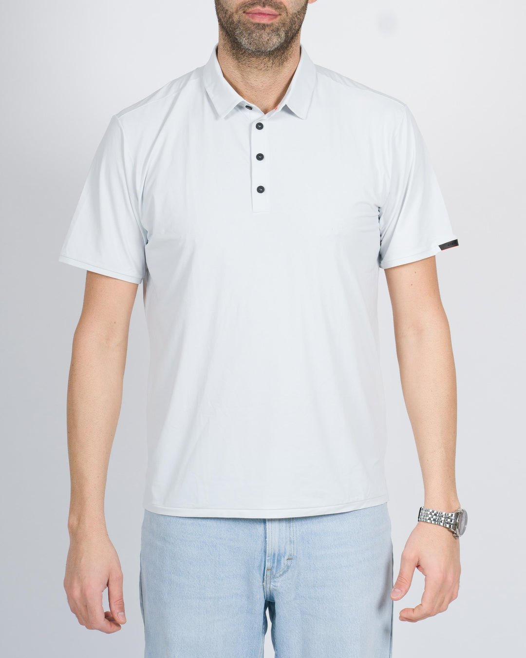Oxford Logo Polo gesso<BR/> 