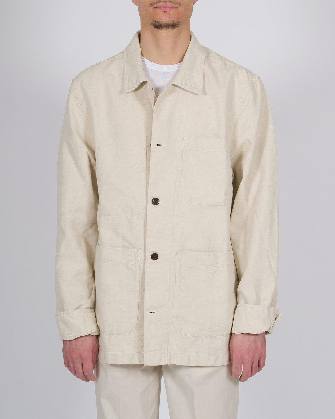 Work Jacket Uomo Chesapeake Modello St. Malo panna 