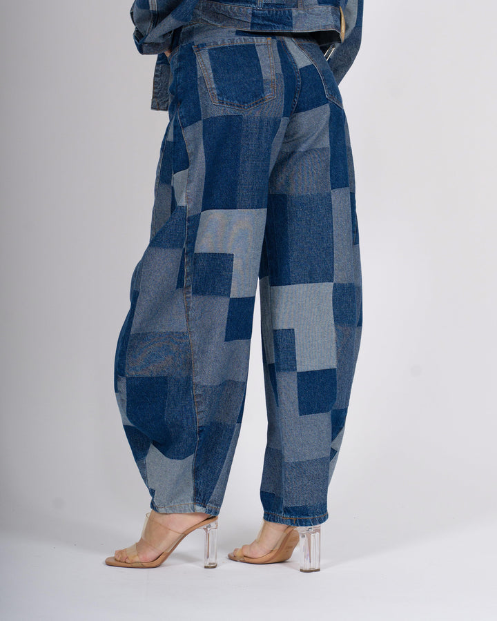 Denim Carrot Silence Patchwork 