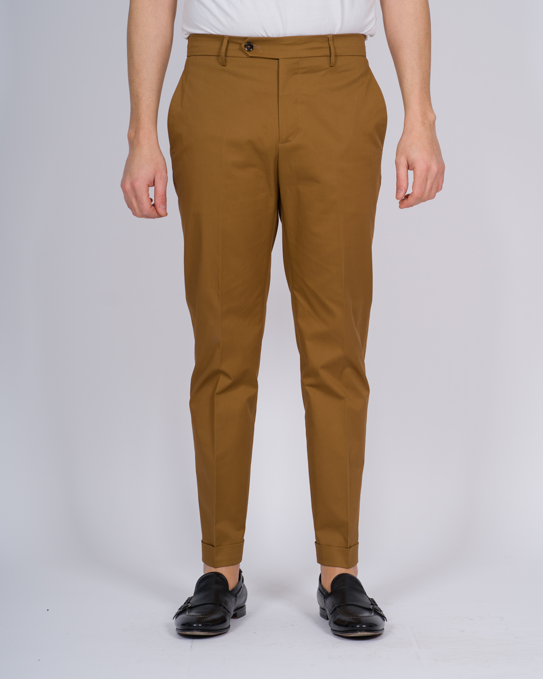 PANTALONE Y RETRO COTONE TABACCO 