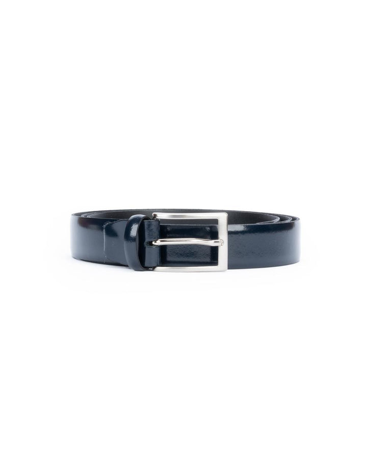 Cintura pelle blu 