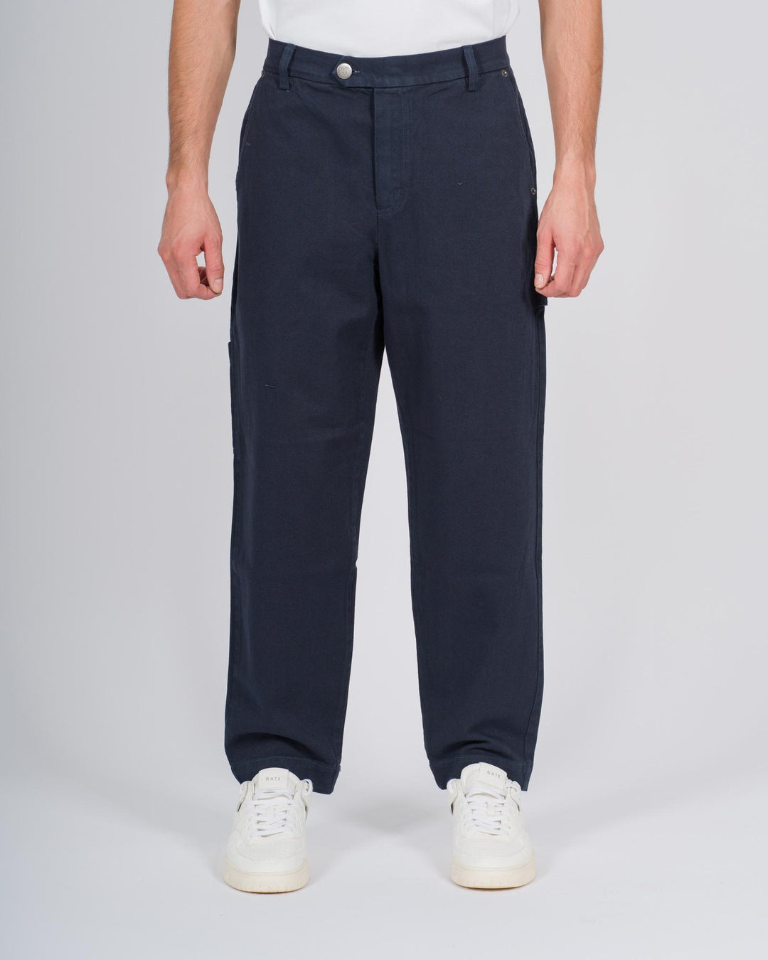 Pantalone worker con tasconi blu 