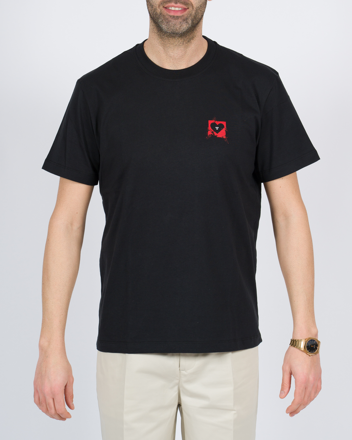 T-shirt Parigi Cuore Nera 