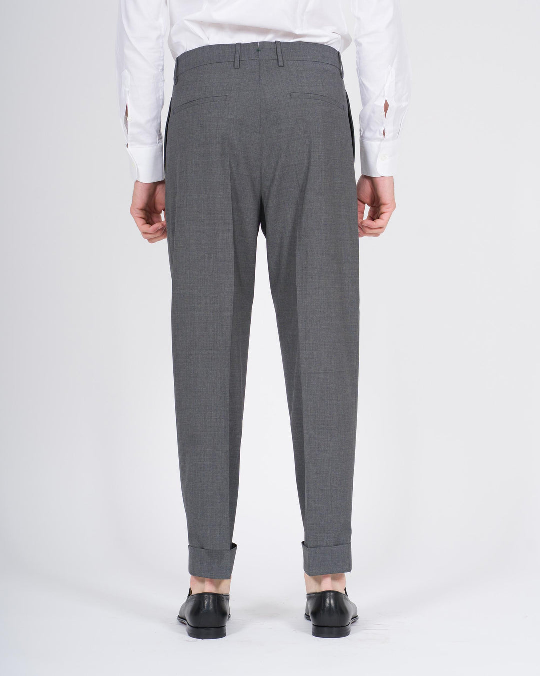 Pantalone Chiaia Lana Four Season Grigio Scuro 