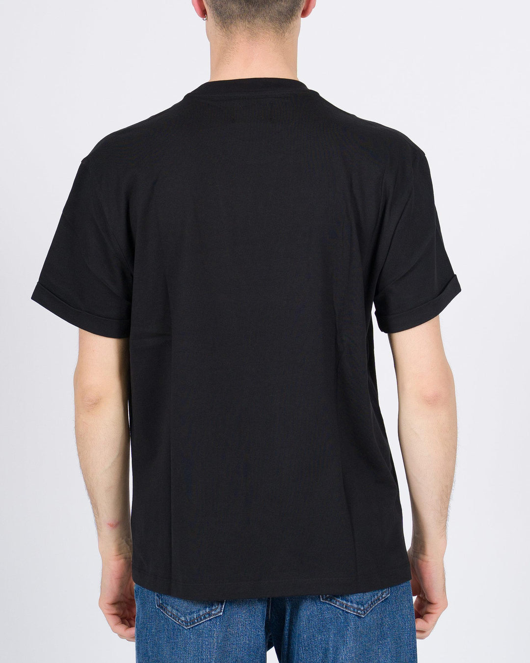 T-shirt Barcellona nera mezza manica 