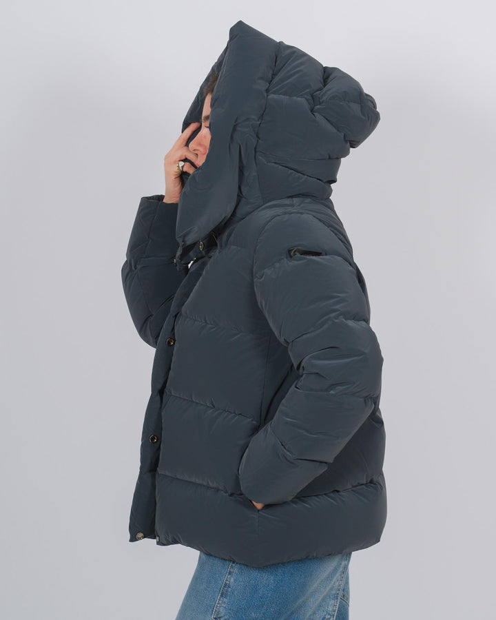 Superrduck! Tubic 14 Hood Wom Jkt Grigio 
