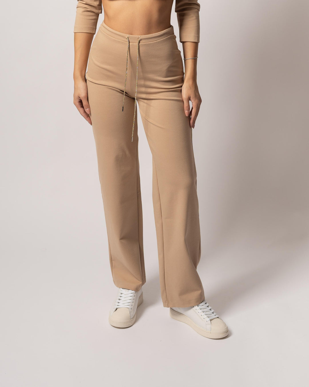 Pantalone Felpa Beige 