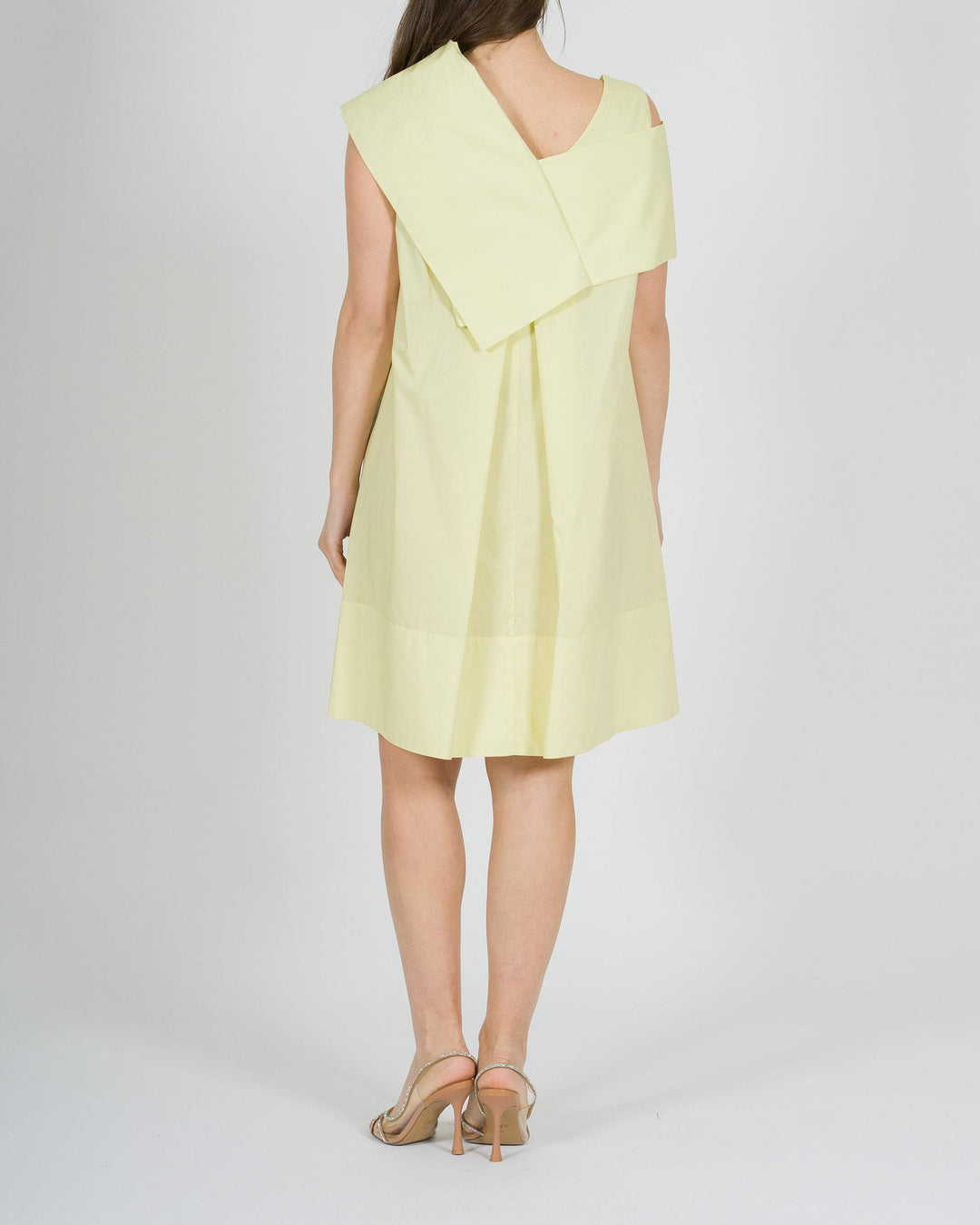 Abito Meimeij giallo in popeline 