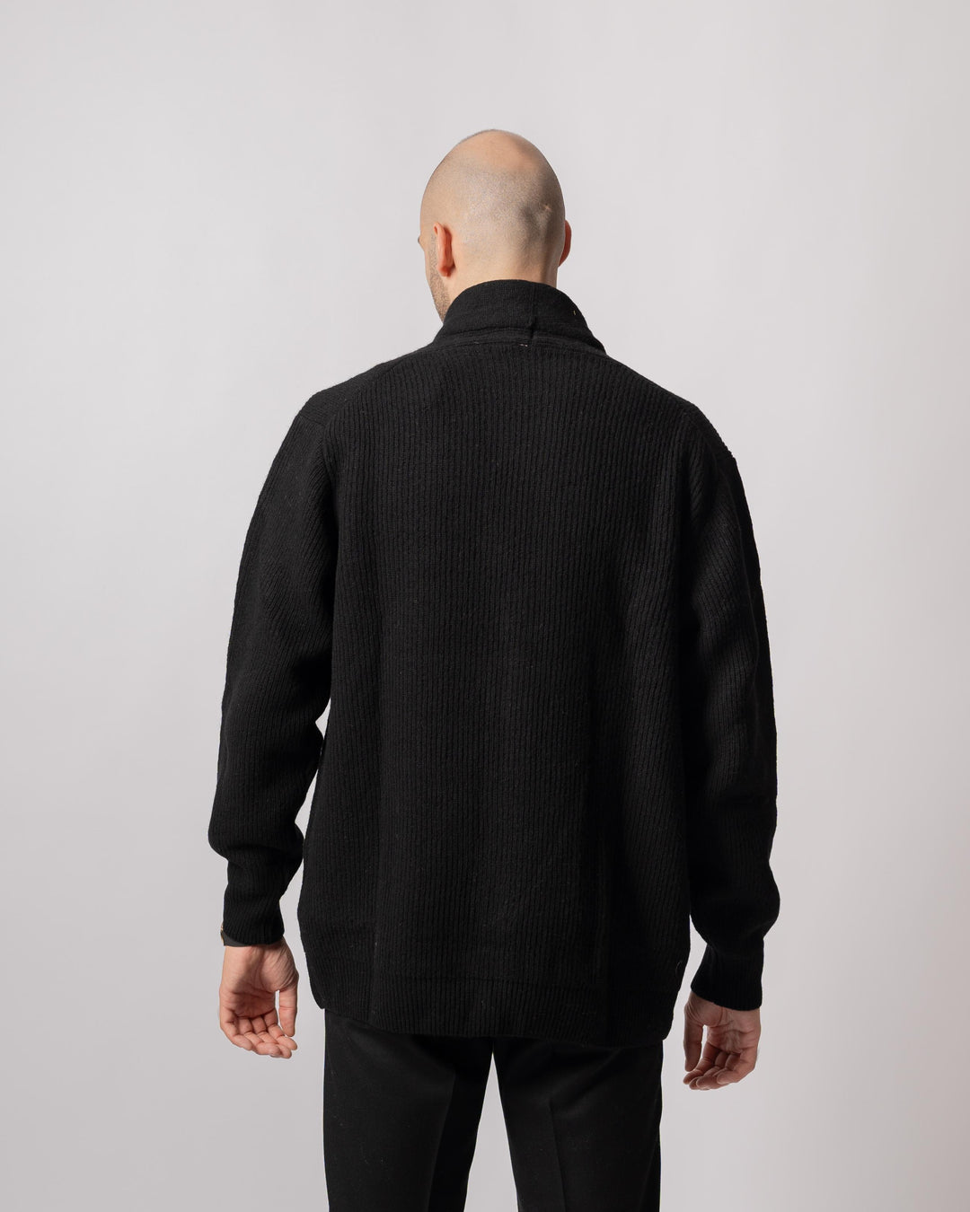 Cardigan Scialle nero 