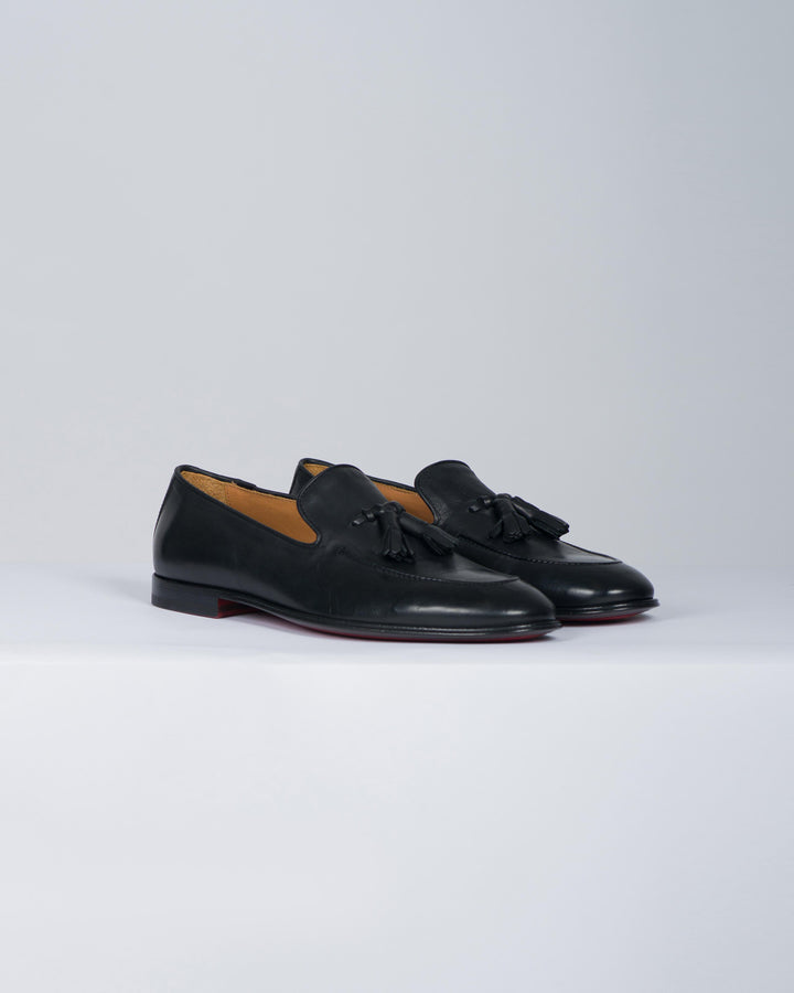 Mocassino nappine nero 