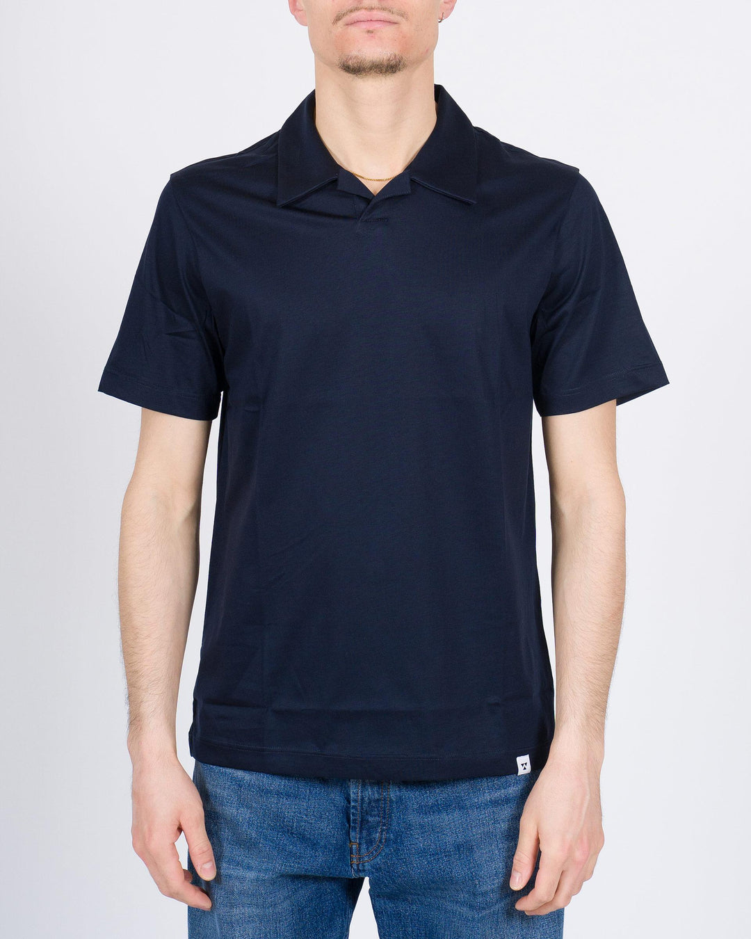 Polo Skipper Uomo Blu in Cotone Premium 