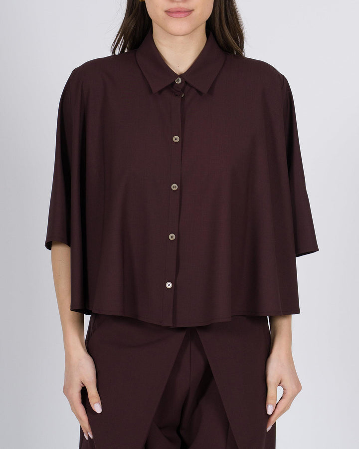 Camicia ALYSI  Mosto Over fresco Lana 