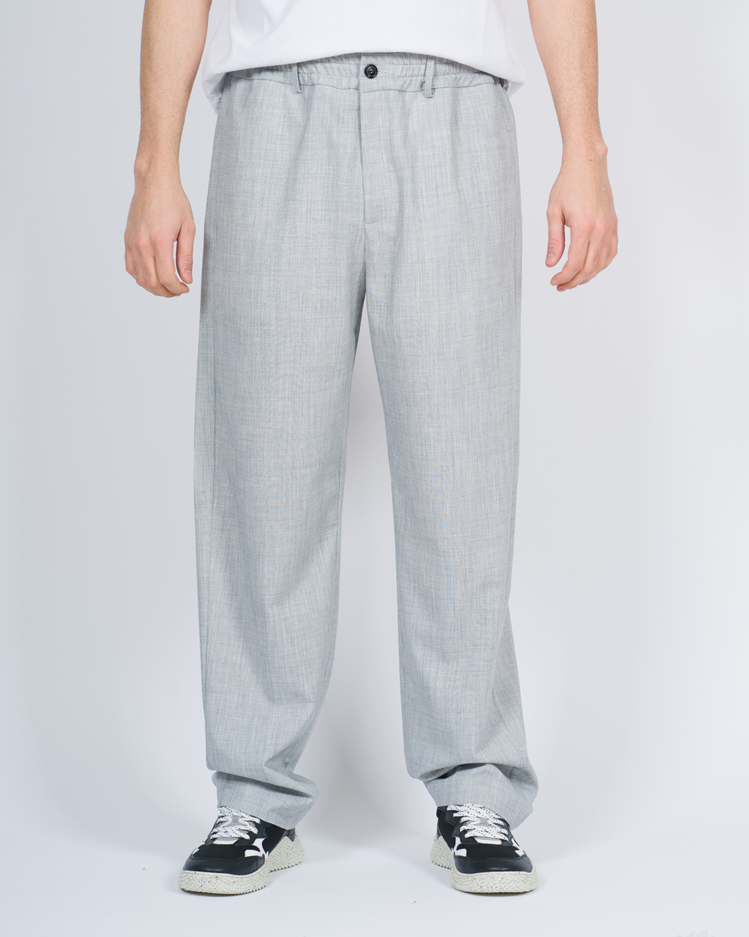 Pantalone elastico grigio 