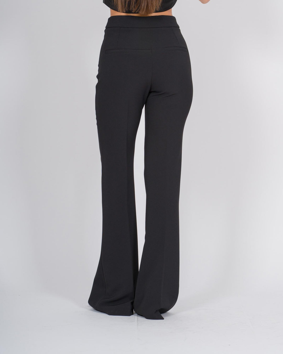 pantalone cropped nero 