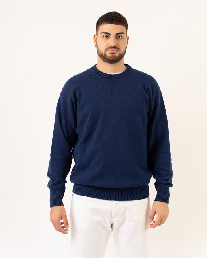 Girocollo costine Bluette 