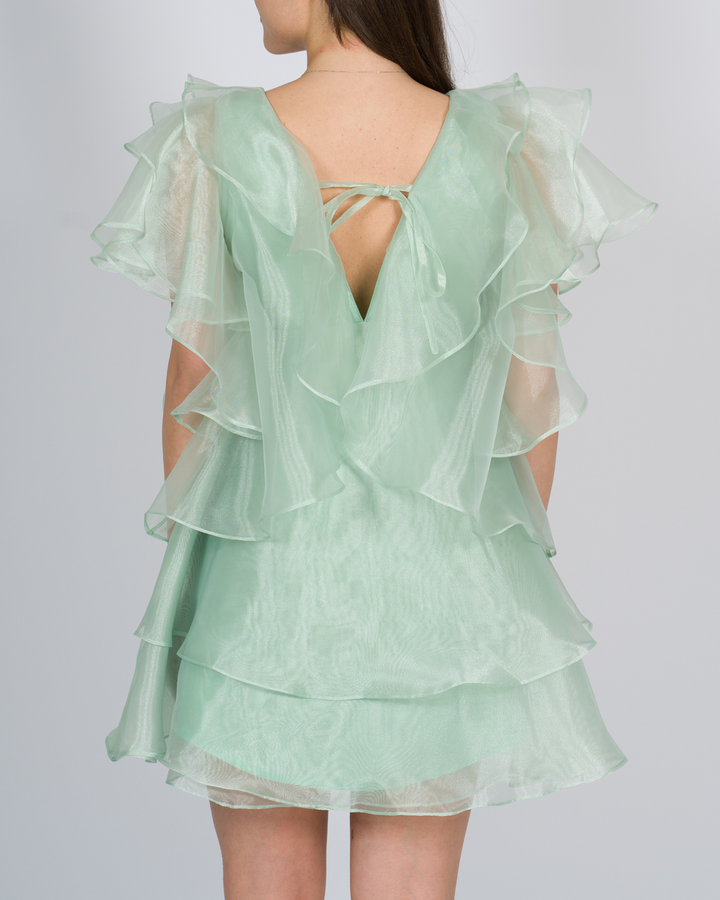 Cloud Mini Dress verde 