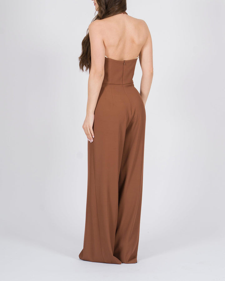 tuta con scollatura mocha<BR/> 