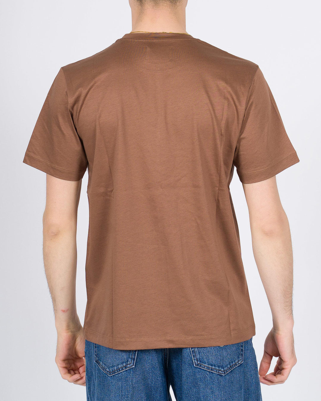 T-shirt Toledo in cotone Supima tabacco 