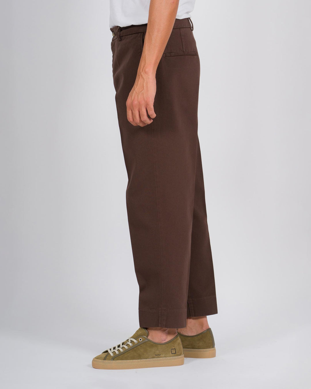 Pantaloni Chiba cotone marrone 