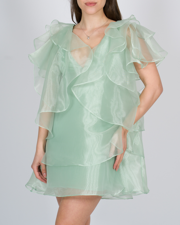 Cloud Mini Dress verde 