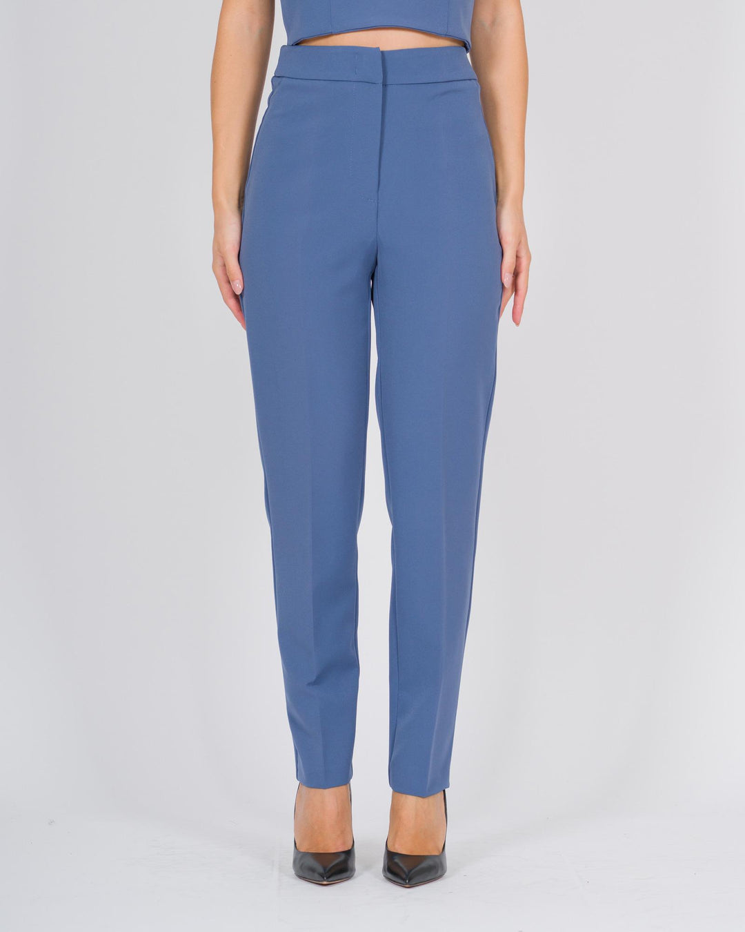 Pantalone dritto indaco 
