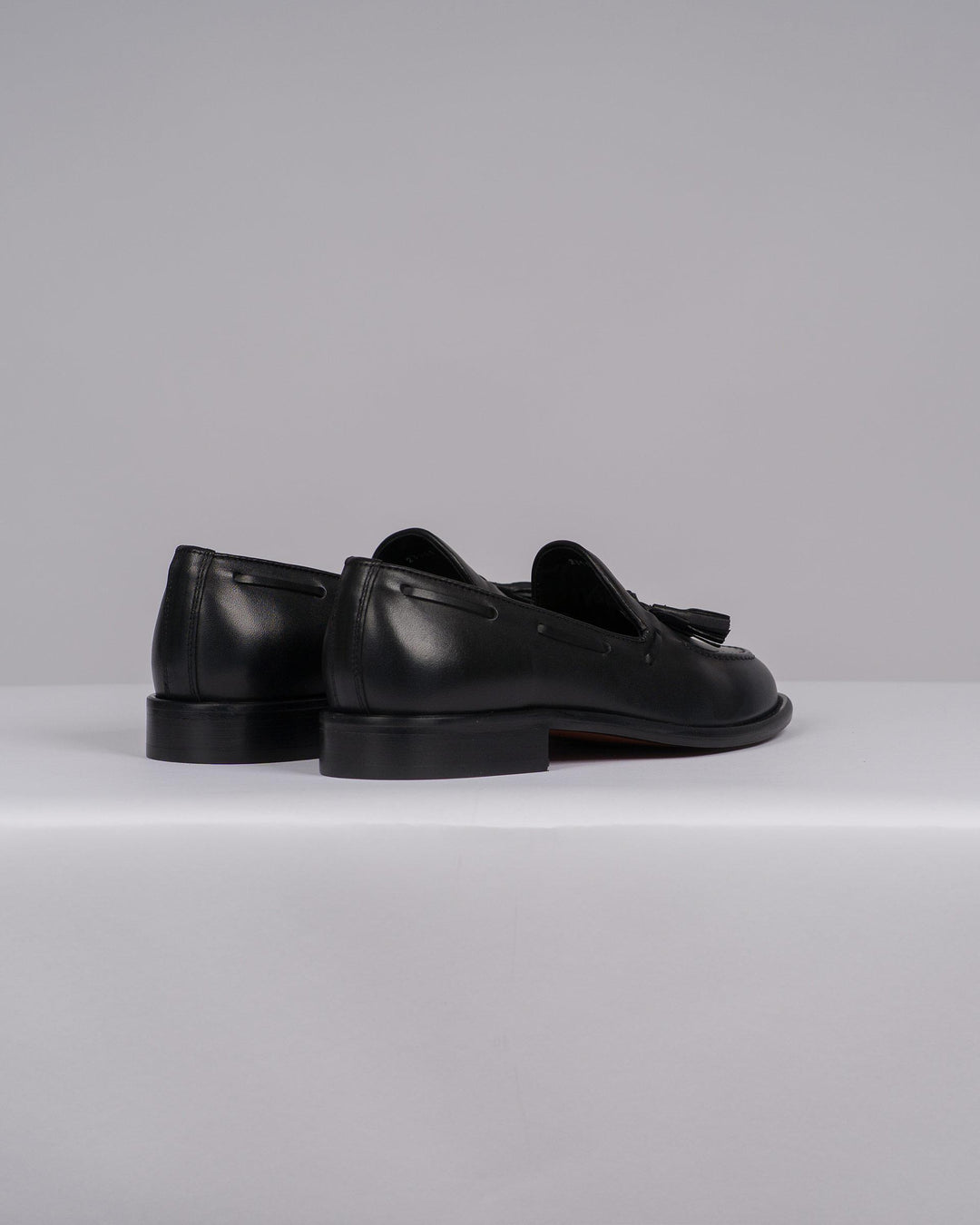 Mocassino Uomo Penny Loafer Nero con Nappine 