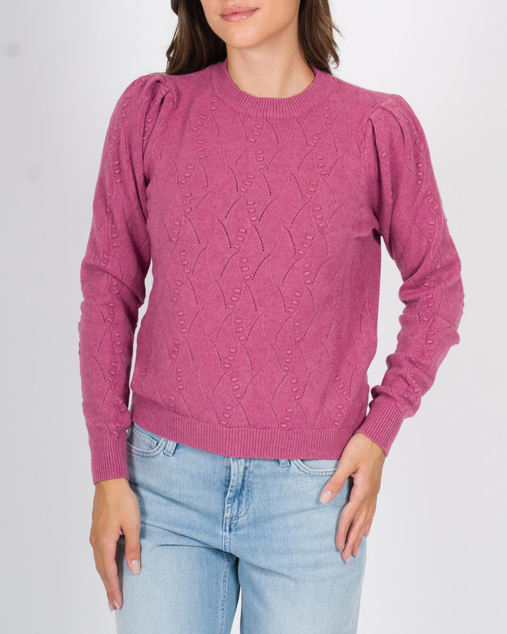 Girocollo Rombi sbuffo rosa 