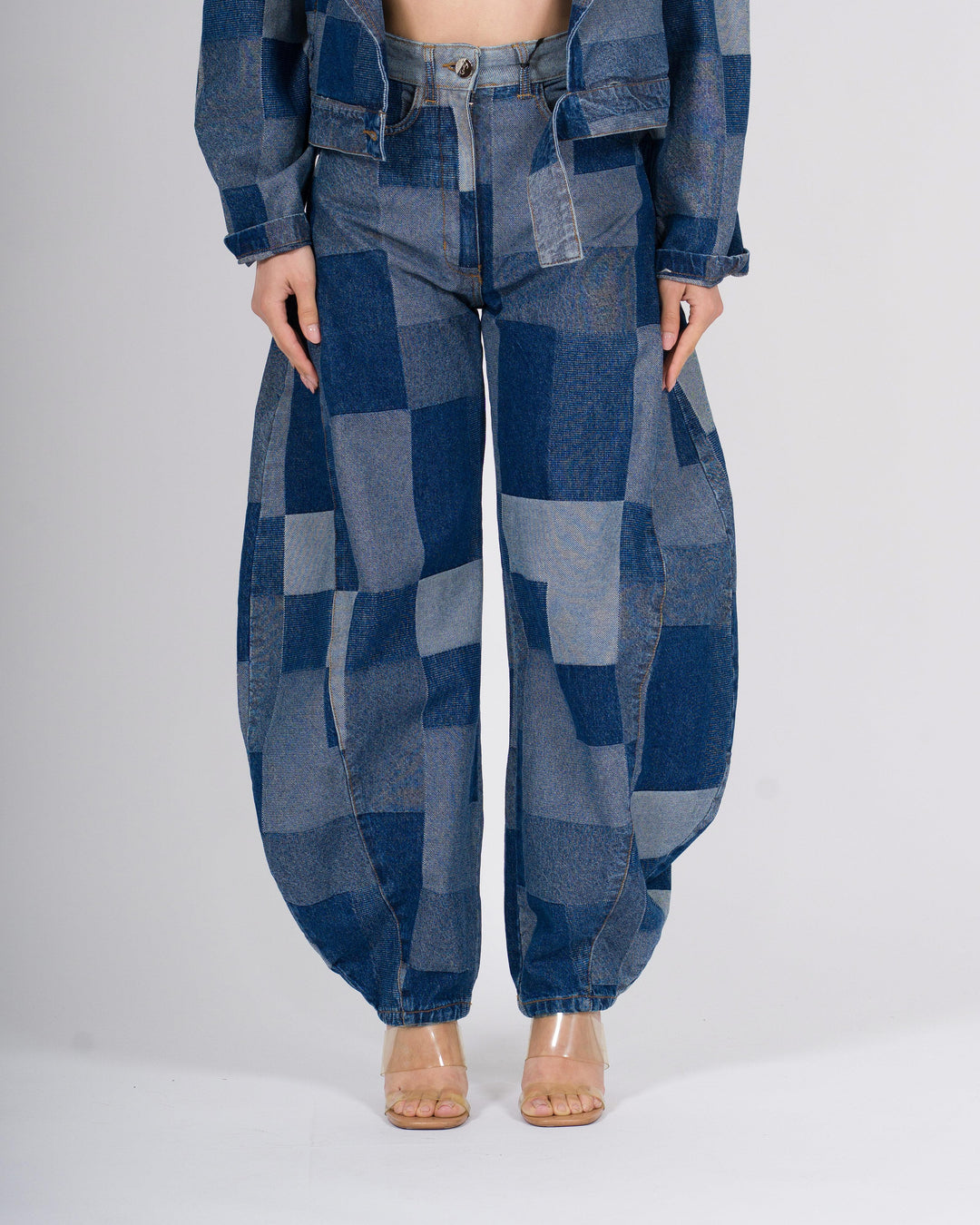 Denim Carrot Silence Patchwork 