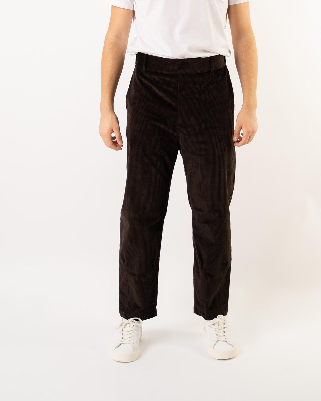 Pantaloni Velluto Coste Marrone 
