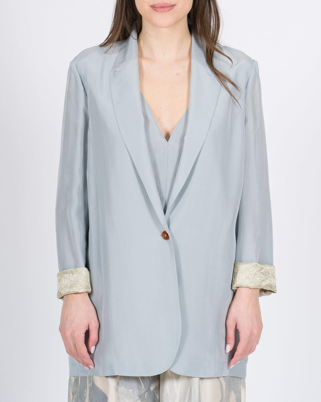 Blazer ALYSI Azzurro Morbido 