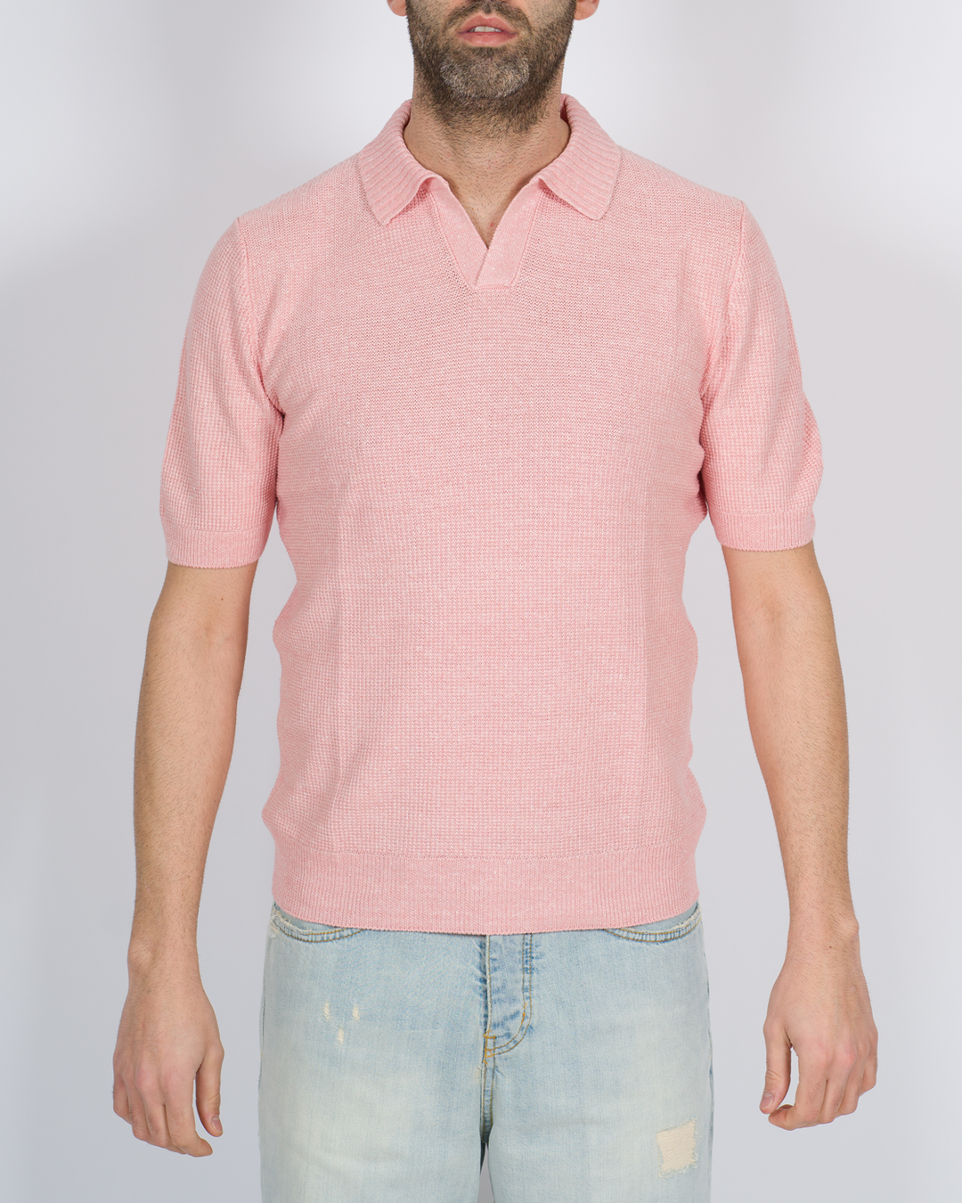 Polo skipper rosa 