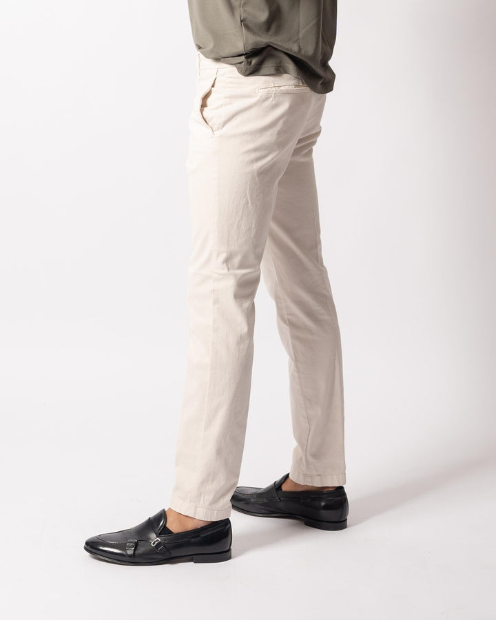 Pantalone Morello Gabardine Panna 