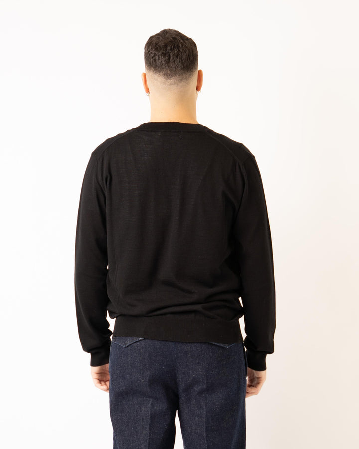 Maglia Scollo V Nero 