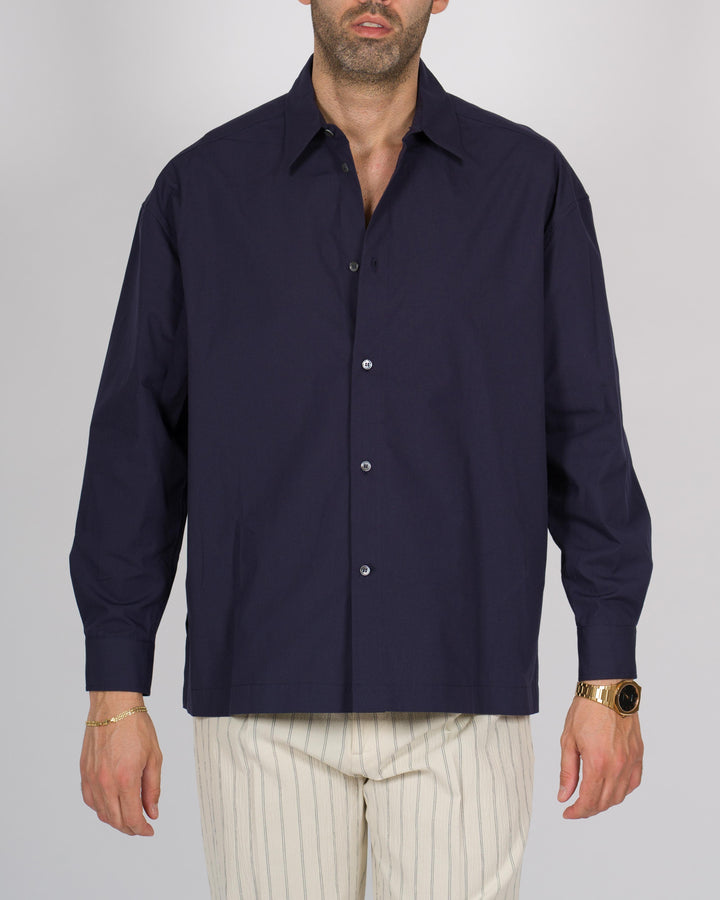 Camicia over blu 