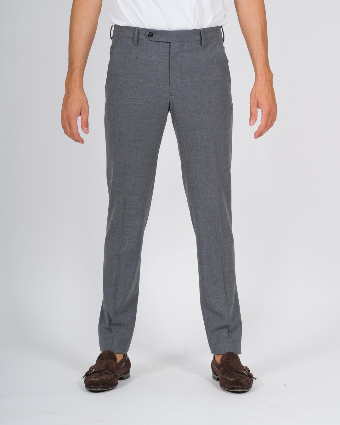 Pantaloni Morello Lana Grigio 