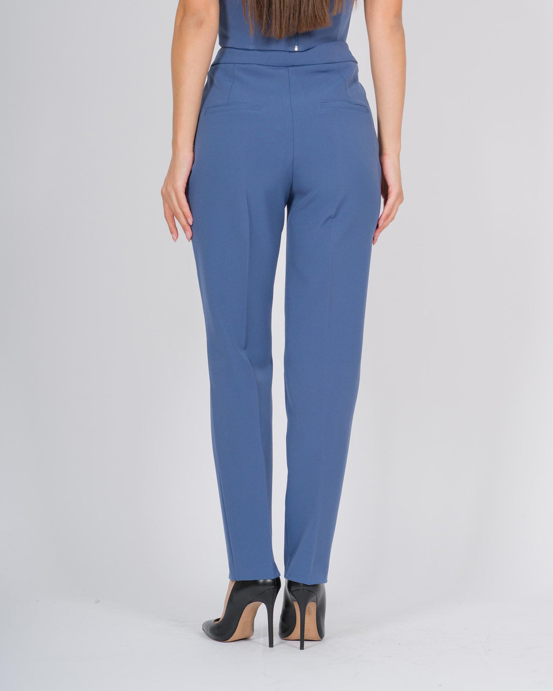 Pantalone dritto indaco 