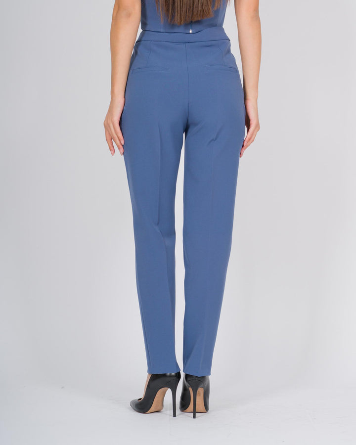 Pantalone dritto indaco 