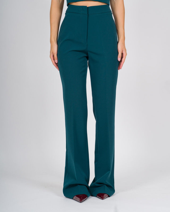 Pantalone a zampa verde 