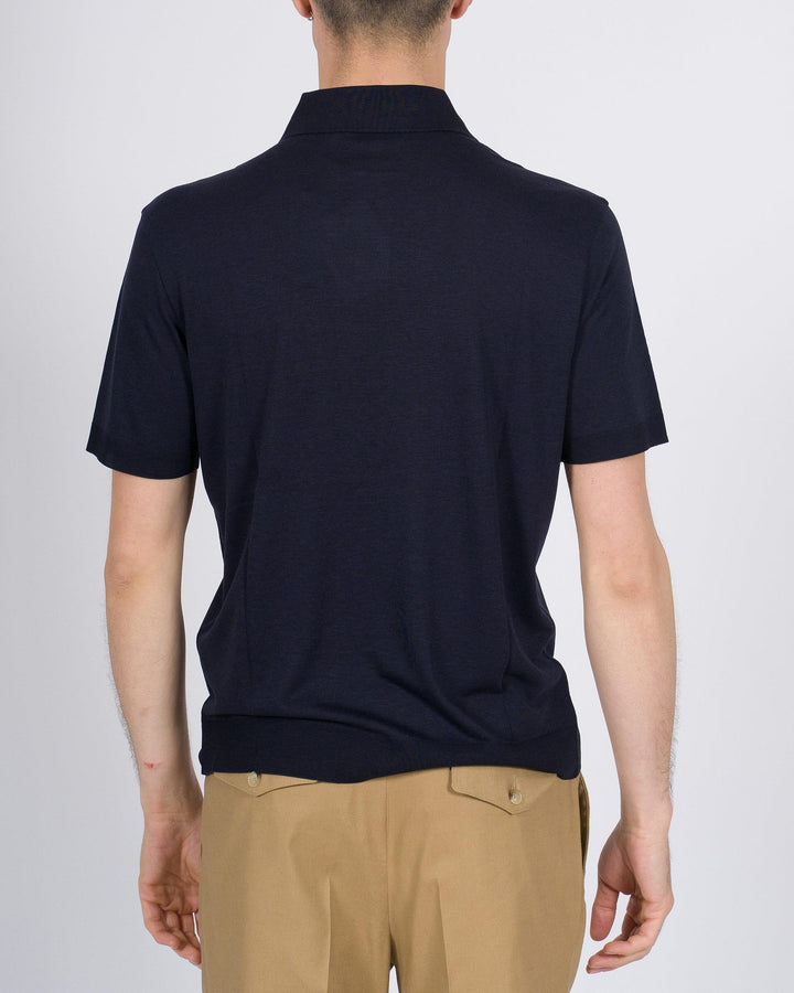 Polo Skipper Altea in lyocell blu 