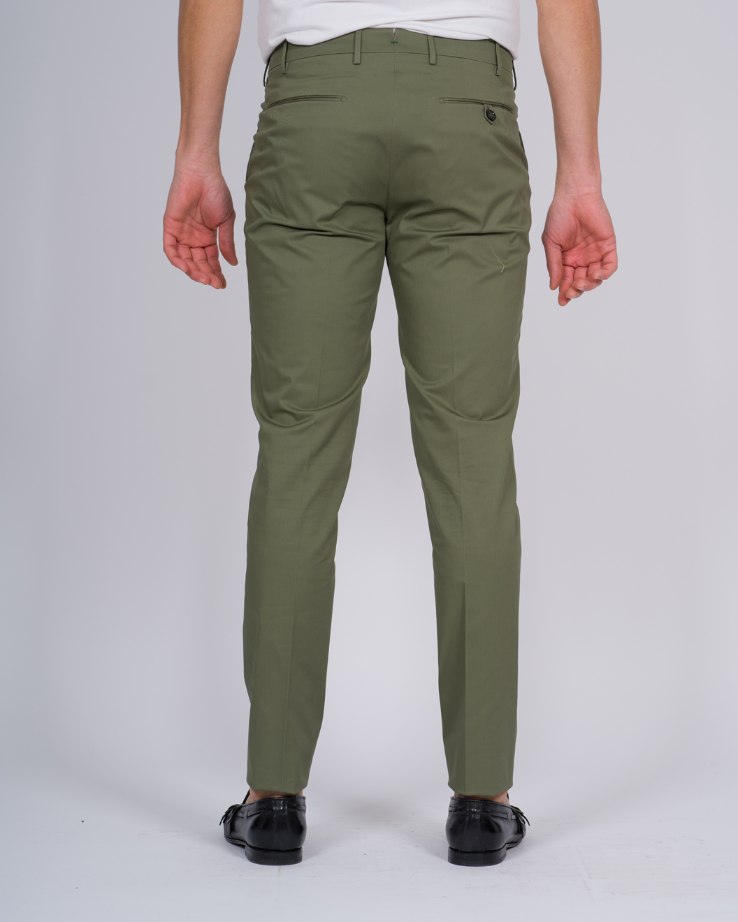 PANTALONE MORELLO COTONE VERDE 